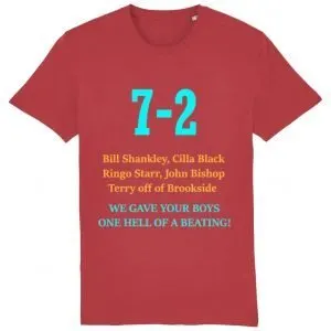 aston villa 7 liverpool 2 t-shirt