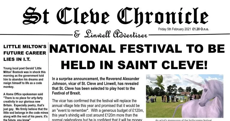 festival of brexit st cleve chronicle thick as a brick